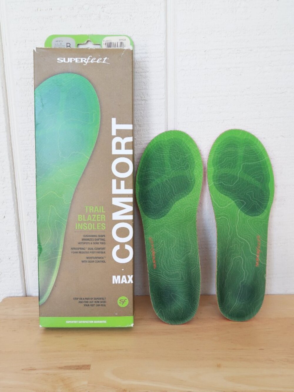 NEW Superfeet Trailblazer Comfort Insoles | Size B